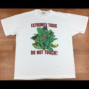 Vintage 1996 Poison Dart Frogs ‘Extremely Toxic‘